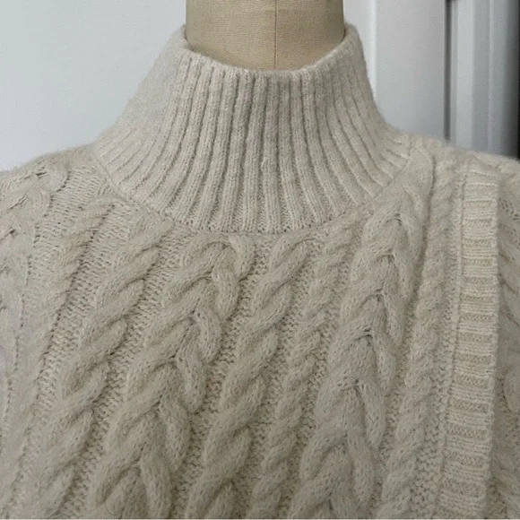 NEW For Love and Lemons Amelia Cross Front Turtleneck - Picture 4 of 6